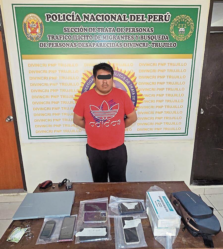 Detenido integraría la Congregación Católica Anglicana. Policía lo detuvo en un inmueble de la urbanización Palermo, en Trujillo.