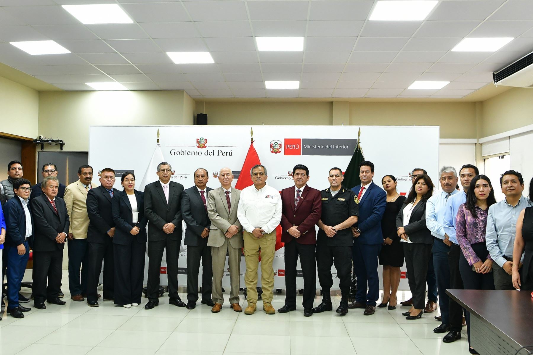 Mininter lanza tablero de control para monitorear plan contra la criminalidad 2026-2028. Foto: Andina.