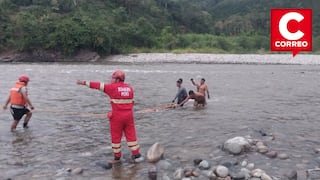 Recuperan cuerpo de joven que se ahogó en el río Chanchamayo
