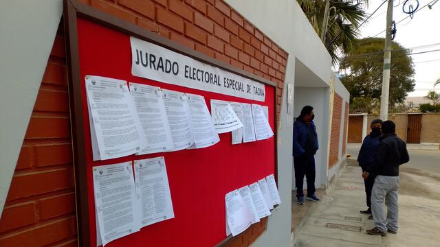 Elecciones 2022: Un total de 87 listas se inscriben en distritos de Tacna
