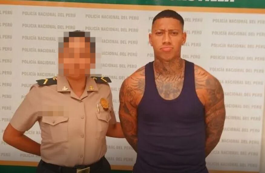 Ray Sandoval detenido en Piura.