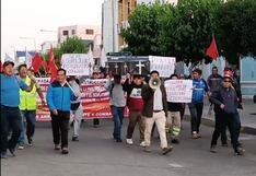 Arequipa marcha contra ola de extorsiones y sicariatos (VIDEO)