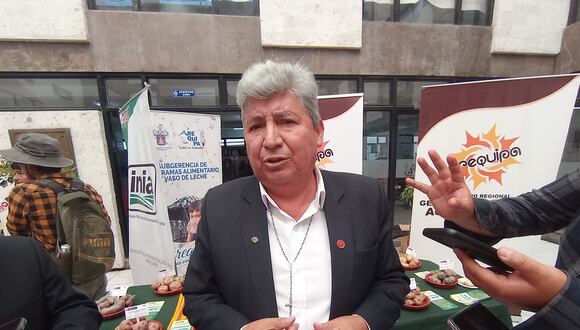 El gerente regional de Agricultura, Abel Calderón. Foto: GEC.