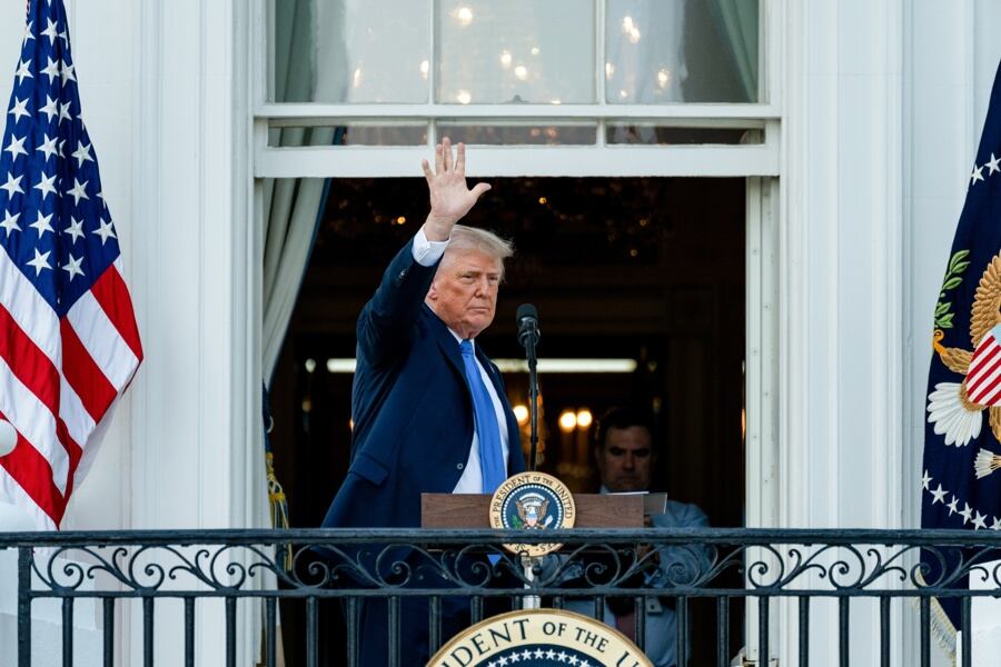 El presidente de Estados Unidos, Donald Trump, habla durante una velada de verano en el jardín sur de la Casa Blanca en Washington, DC, EE. UU., el 4 de junio de 2025. (Foto: EFE)