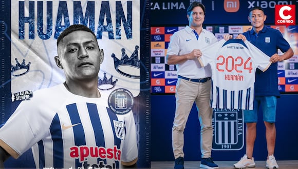 Marco Huamán es presentado oficialmente en Alianza Lima