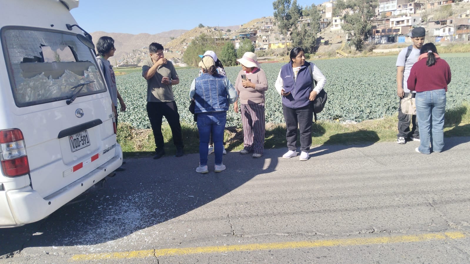 Paro de transportistas en Arequipa generaron violencia. Foto: GEC.
