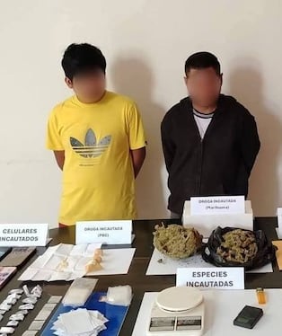 Detienen a tres personas por microcomercialización de droga en Majes-El Pedregal