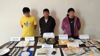 Detienen a tres personas por microcomercialización de droga en Majes-El Pedregal