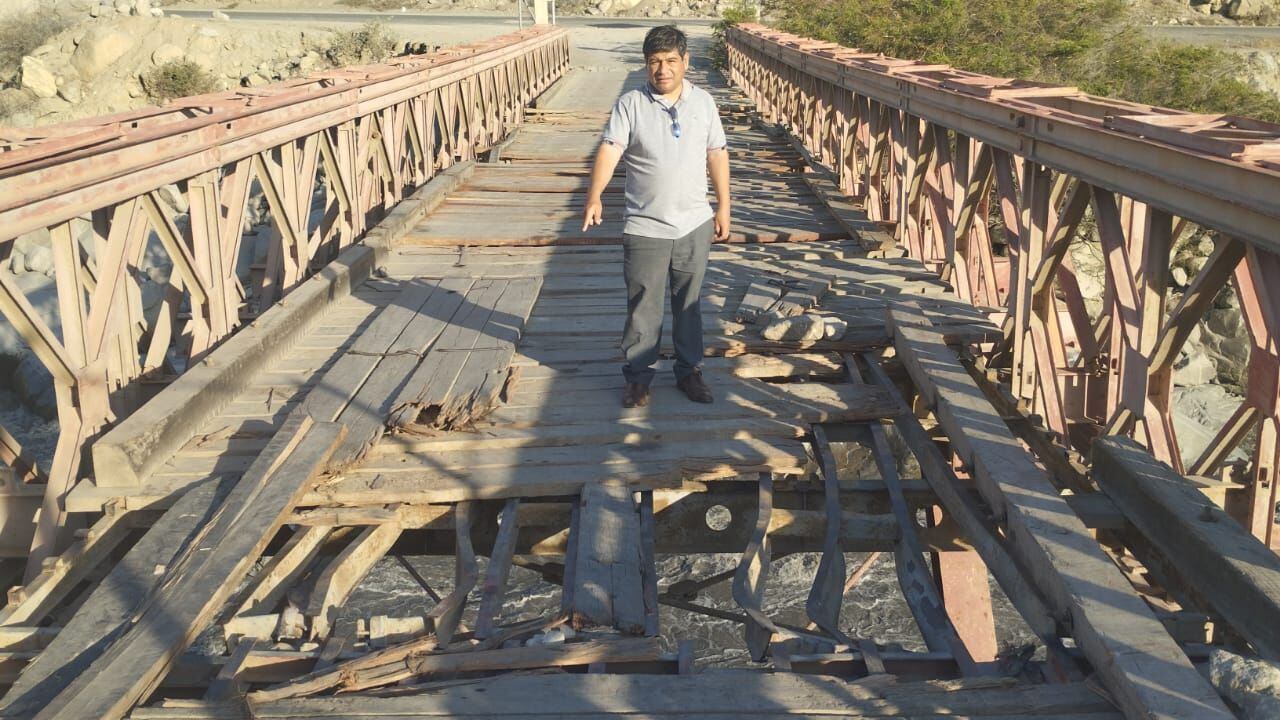 Su interrupción afectaría a transportistas que circulan por esta zona.