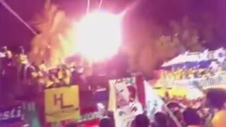 ​Haití: Así fue el momento de la descarga eléctrica que se desató en carnaval (VIDEO)