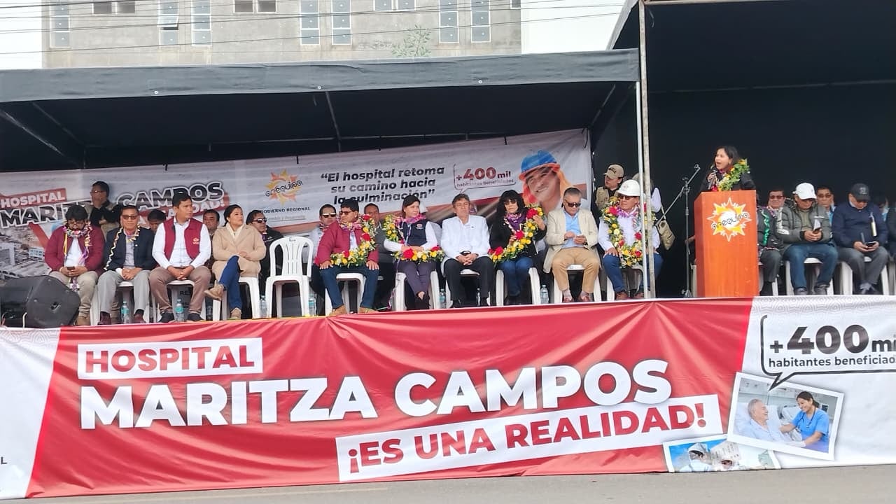 Pese a la austeridad, el GRA realiza movimiento logístico para anunciar el reinicio del hospital Maritza Campos (Fotos: Álvaro Figueroa)