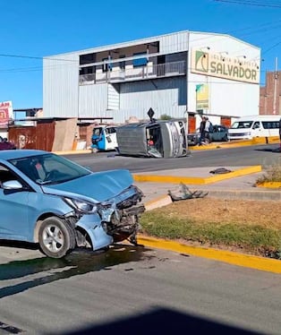 Accidente de tránsito en el distrito de Socabaya. Foto: Frase Corta.