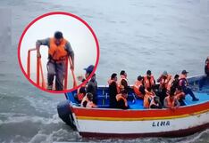 Rescatan a pescadores tras hundimiento de embarcación en Chiclayo