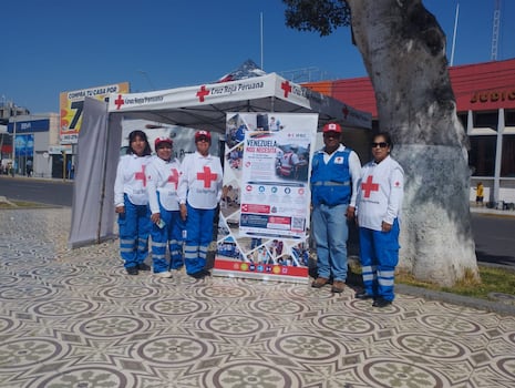 Pisco: Cruz Roja impulsa campaña humanitaria en favor de Venezuela y promueve la cultura de prevención