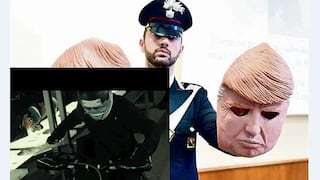 Donald Trump: Hermanos roban bancos con máscaras de presidente de EEUU (VIDEOS)