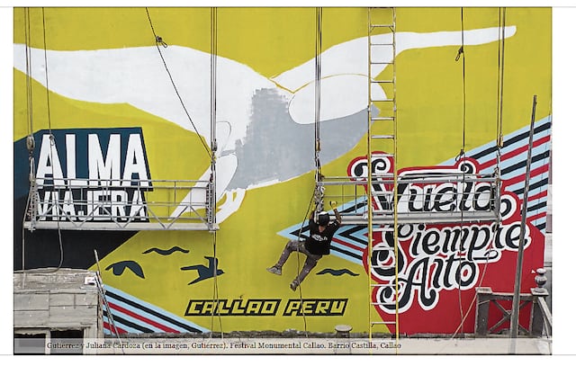 Realizado para Festival Monumental Callao, en el Barrio Castilla.