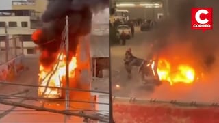 Explosión de ambulancia en Villa María del Triunfo deja tres viviendas afectadas (VIDEO)