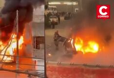 Explosión de ambulancia en Villa María del Triunfo deja tres viviendas afectadas (VIDEO)