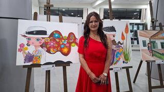 Artista peruana “Burbuja” denuncia piratería de sus obras y presenta nueva colección en Huancayo