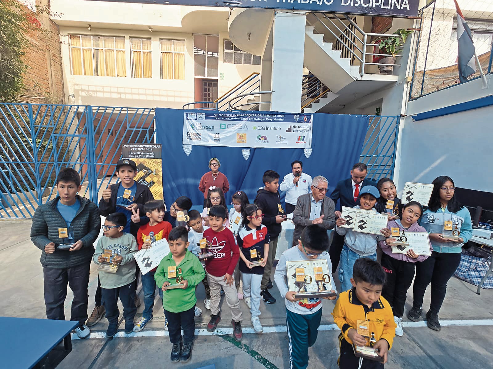 Campeonato y Festival Interescolar de Ajedrez 2025. Foto: Liga de Ajedrez.