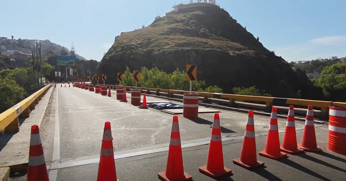 Puente fue cerrado desde la noche del domingo 8 de marzo