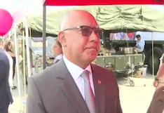 Ministro de Defensa, César Díaz, asegura que compra de aviones F-16 para la FAP avanza y se anunciará pronto