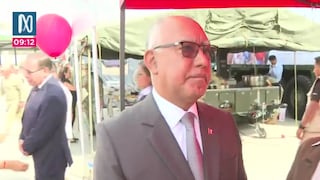 Ministro de Defensa, César Díaz, asegura que compra de aviones para la FAP avanza y se anunciará pronto