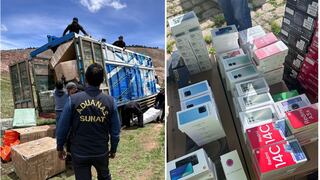 Sunat incautó mercancía valorizada en 4 millones de soles en la frontera norte de Puno