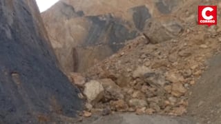 Jauja: Ricrán queda incomunicado tras derrumbe en vía regional y vecinos exigen maquinaria