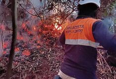 La Libertad: Se reactiva incendio forestal en Sayapullo