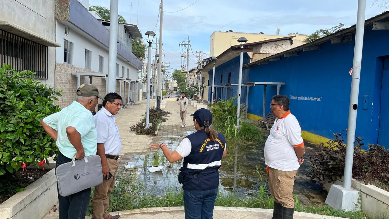 Fiscalía supervisa sistema de drenajes