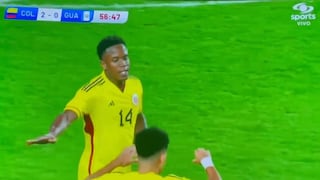 Gol de Colombia: Luis Sinisterra anotó el 2-0 ante Guatemala en amistoso (VIDEO)
