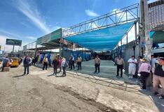 Arequipa: Clausuran y colocan bloques de cemento en dos terminales informales