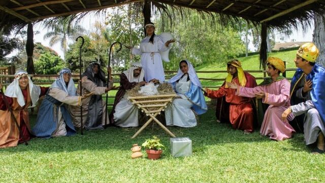 “Nacimiento vivo” es exhibido en el Parque de Las Leyendas por Navidad (FOTOS)