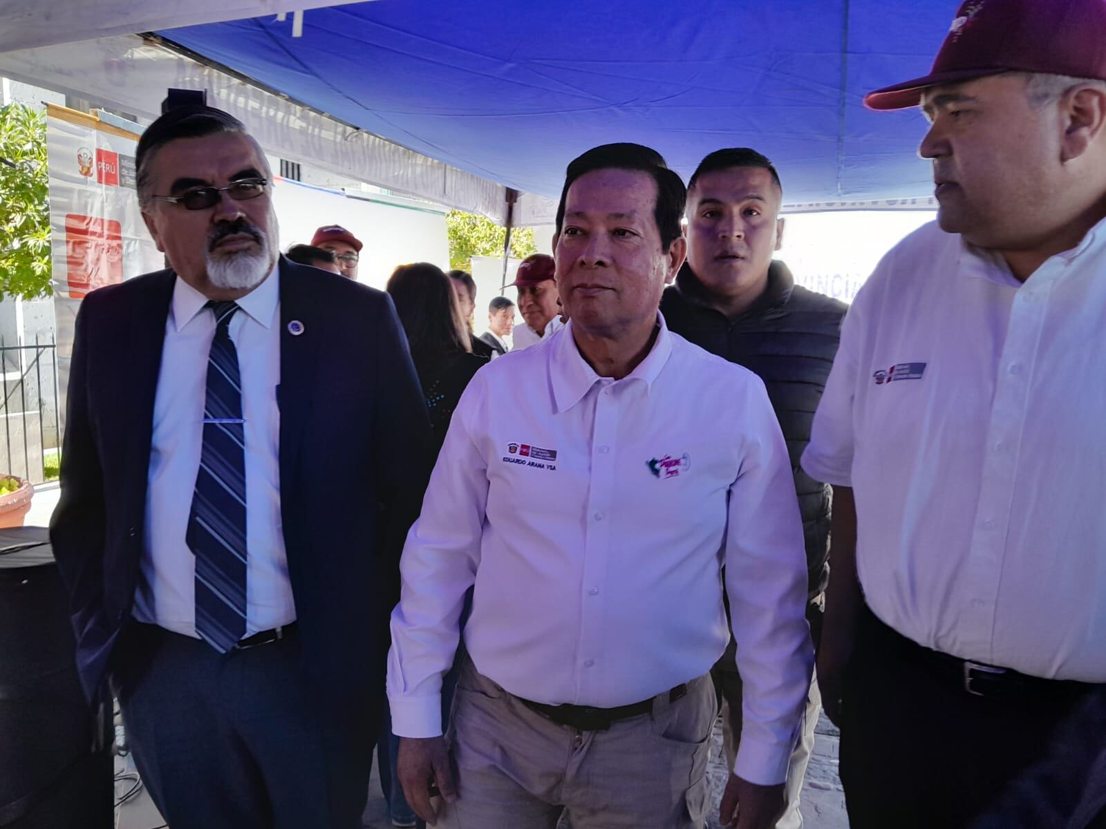 El ministro de Justicia y Derechos Humanos, Eduardo Arana. Foto: GEC.