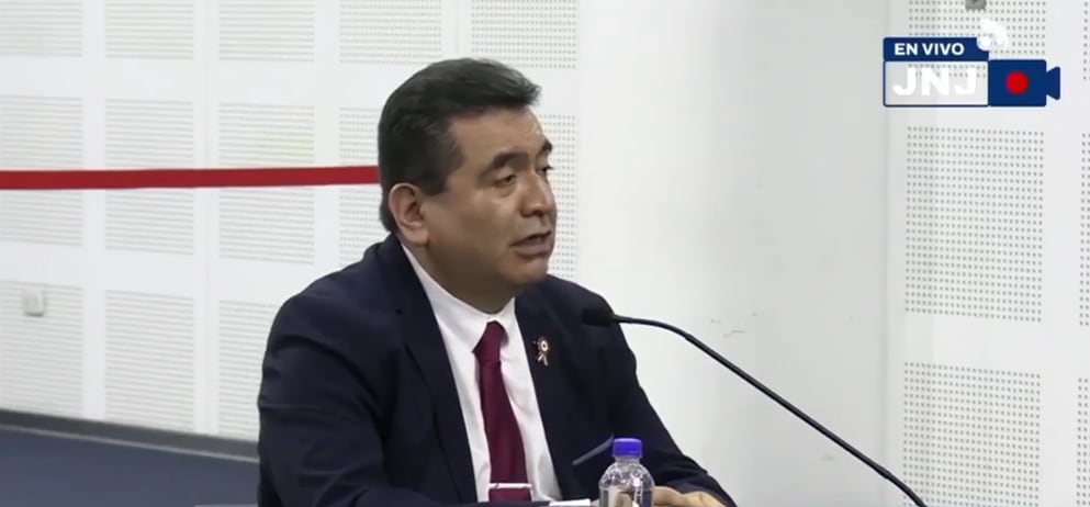 La etapa final del concurso público se realizó este 14 de julio y permitirá definir al próximo jefe del organismo electoral, tras la renuncia de la otra postulante. FOTO: CAPTURA CANAL N.