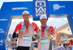 Remigio y Jhon Huamán hacen historia al ganar juntos los 70K del Ultra Trail Cordillera Blanca 2026