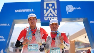 Remigio y Jhon Huamán hacen historia al ganar juntos los 70K del Ultra Trail Cordillera Blanca 2026