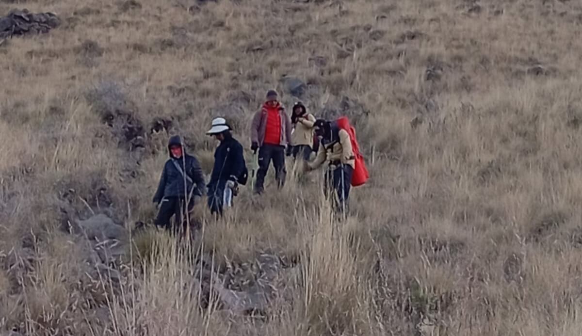 Personal especializado en Alta Montaña logró el rescate de pareja. (Foto: Difusión)