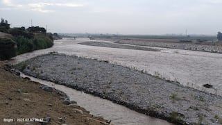 Río Pisco baja su caudal a pesar de las lluvias en la serranía del país
