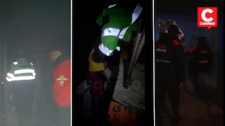 Tres hermanos menores son rescatados de incendio en Huancayo (VIDEO)