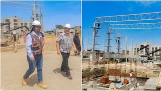 Ica: ya se construyen las cubiertas de las losas deportivas en el complejo Santa María