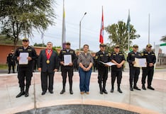 Reconocen a 50 policías por su labor contra la delincuencia y el crimen en Ica