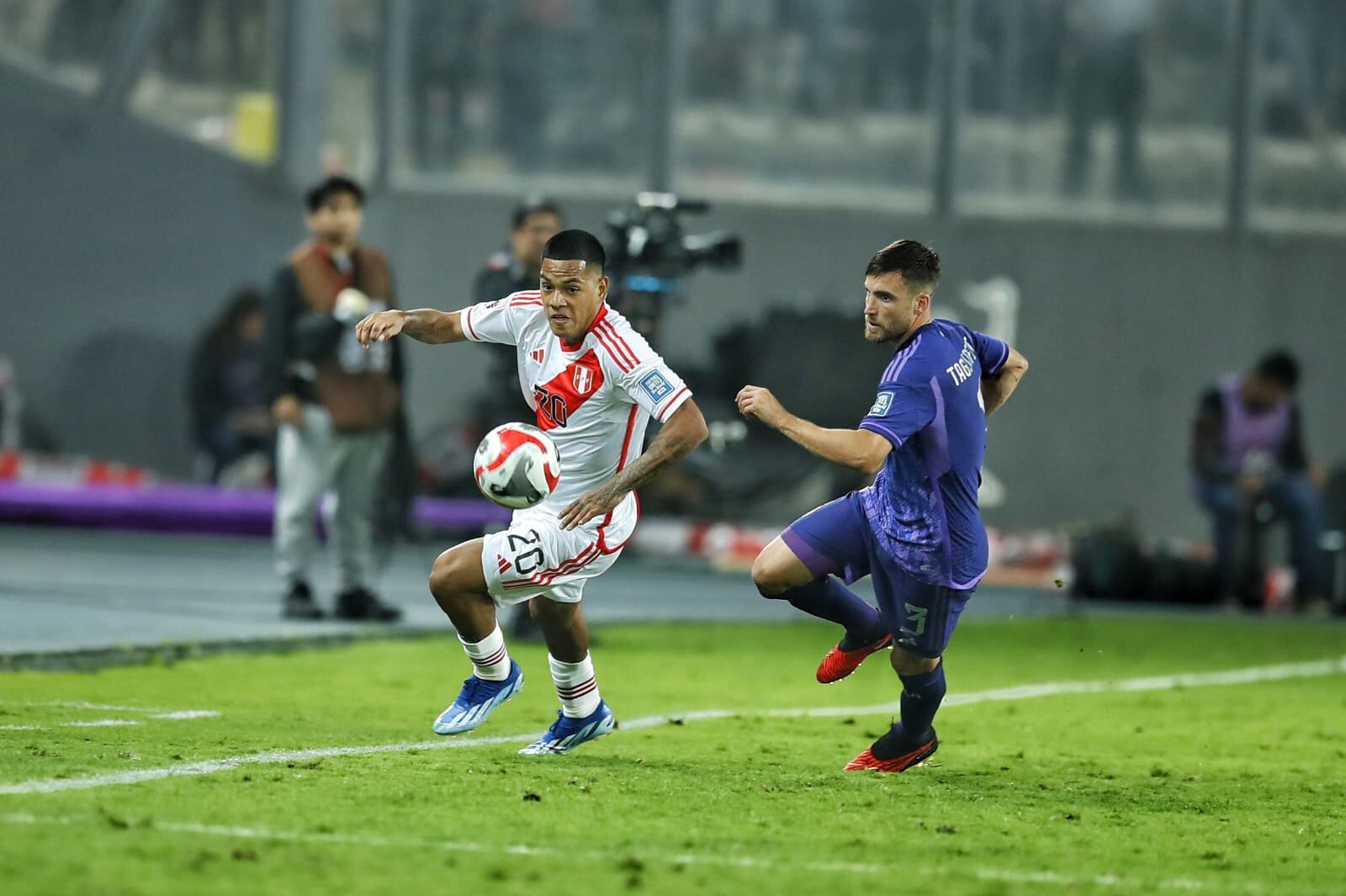 Perú perdió por 2 a 0 ante Argentina. (Foto: Giancarlo Ávila/ @photo.gec)