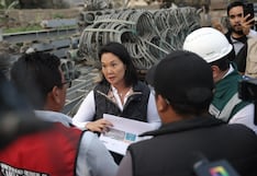 Keiko Fujimori ordena reactivar proyecto de geomallas para proteger quebradas en Santa Eulalia