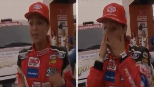 Fernanda Kanno lloró de emoción durante partida simbólica en el Rally Dakar 2019 (VIDEO) 