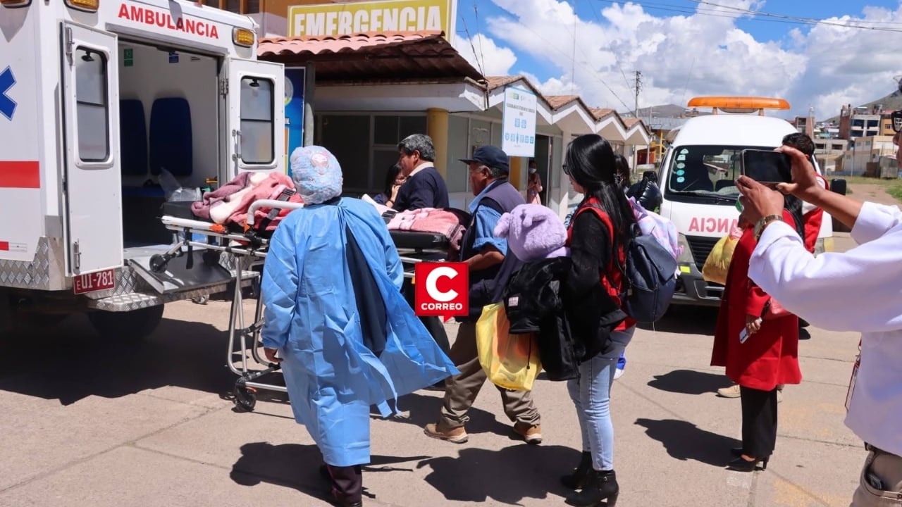 Puno: niña de 11 años es trasladada a Arequipa para tratamiento especializado por quemaduras. Composición: Diario Correo.