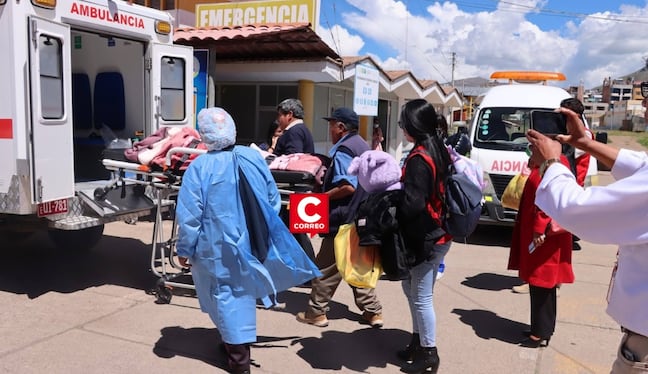 Puno: niña de 11 años es trasladada a Arequipa para tratamiento especializado por quemaduras. Composición: Diario Correo.