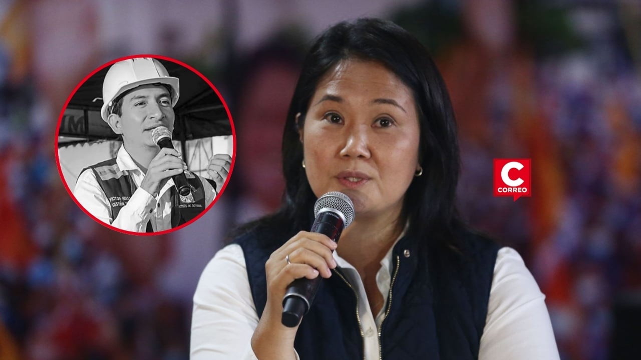 Keiko Fujimori condena asesinato de alcalde de Veintiséis de Octubre: “No quedará impune”. Composición: Diario Correo.