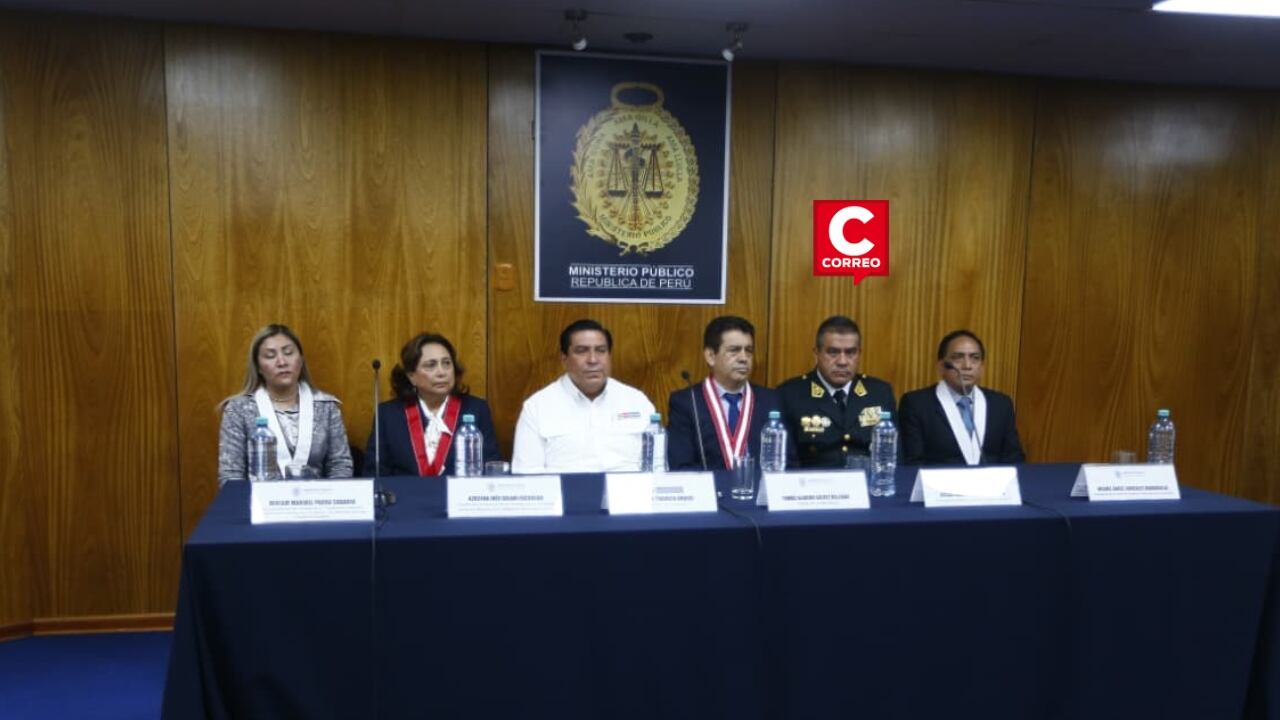 Fiscal de la Nación y ministro del Interior rechazan atentado contra fiscal Miriam Parra. Fotos: Mario Zapata N. / @photo.gec